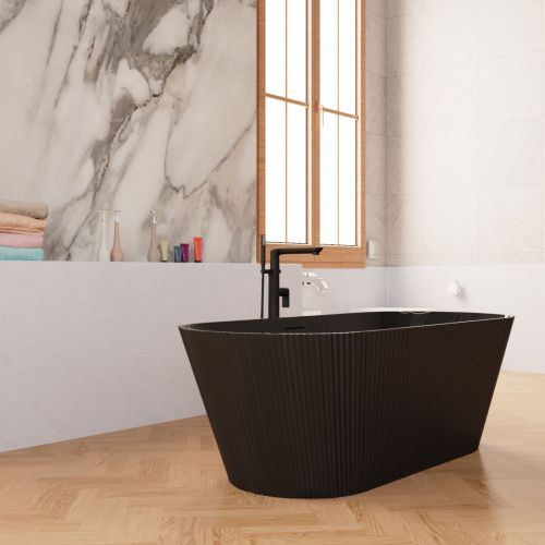 Ванна акриловая Frank 12314 170х75 отдельностоящая овальная с ножками - фото 5