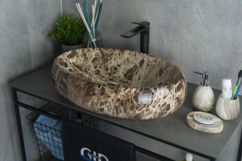 Раковина керамическая Gid Lago 54409 60х40 накладная цвет многоцветный без отверстий под смеситель - фото 5