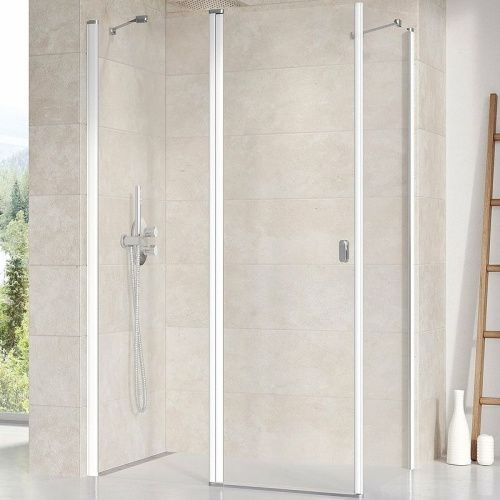 Душевая дверь Ravak CHROME 0QV40100Z1 80х195 стекло прозрачное профиль белый - фото 2