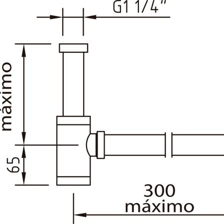 Сифон Clever ELEGANCE 96174 хром