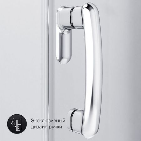 Душевой уголок Am.Pm Like W83G-302U120CT64 120х80 стекло прозрачное профиль хром без поддона