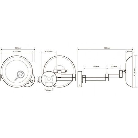 Косметическое зеркало Bemeta 116101802