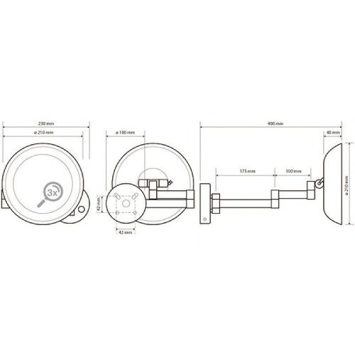 Косметическое зеркало Bemeta 116101802 - фото 2