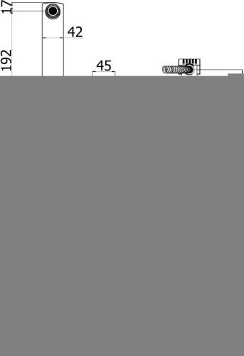 Смеситель для ванны с душем Paffoni Elle EL001NO встраиваемый в стену черный - фото 2