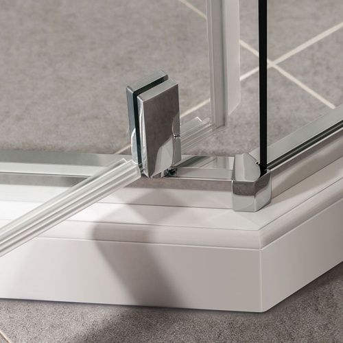 Душевой уголок Vincea Slim-U VSP-2SU900CL 90х90 стекло прозрачное профиль хром без поддона - фото 2