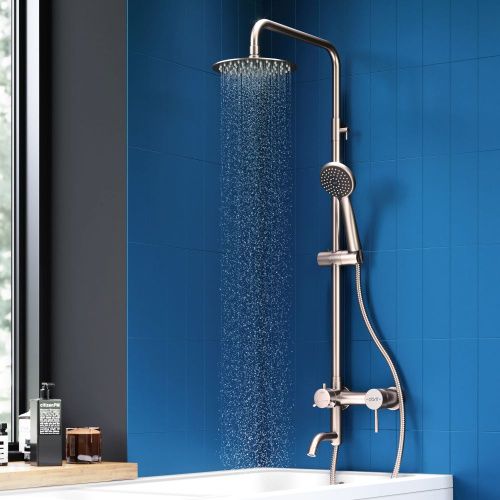 Душевая стойка Dorff Logic D0703000SS настенная цвет нержавеющая сталь - фото 3