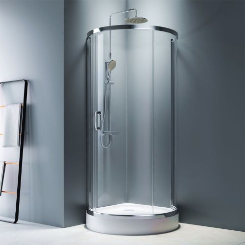 Душевой уголок Am.Pm Like W83G-333-095CT 95х95 стекло прозрачное профиль хром без поддона