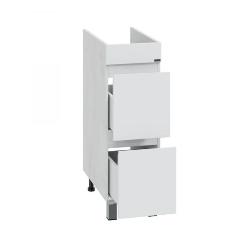 Тумба под раковину СанТа Марс 700400 30х50 напольная цвет белый - фото 3