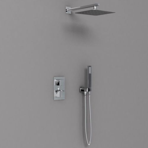 Душевая система Vincea VSFW-102TCH встраиваемая в стену цвет хром с термостатом - фото 2