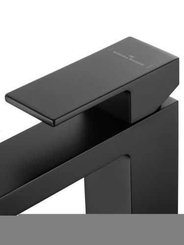 Смеситель Wonzon & Woghand Cube WW-88139016-MB на раковину черный - фото 4