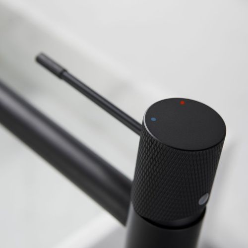 Смеситель для раковины Vincea Desire VBF-1D2MB на столешницу черный - фото 4