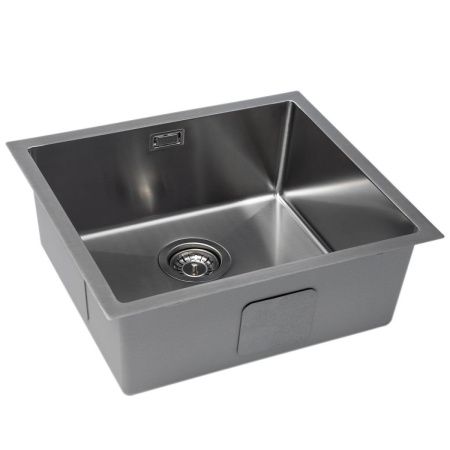 Кухонная мойка Grandex Aqua PROLINE 55 300206 55х45 цвет серый поверхность матовая