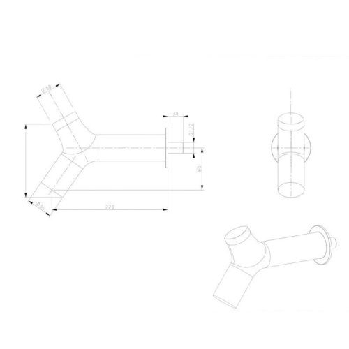 Верхний душ Bronze de Luxe LIBERTY 501GM-P серый - фото 3