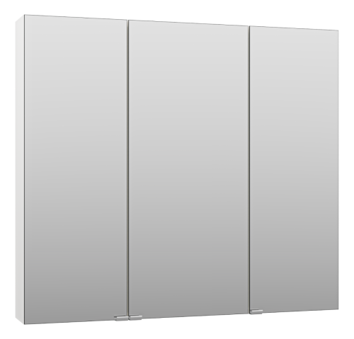 Зеркало-шкаф Misty Аура Э-Аур02090-01 90х80 подвесной цвет белый - фото 5