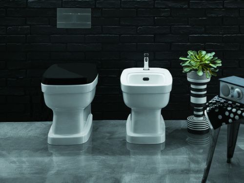 Крышка сиденье SIMAS EVO 004 nero накладное - фото 2