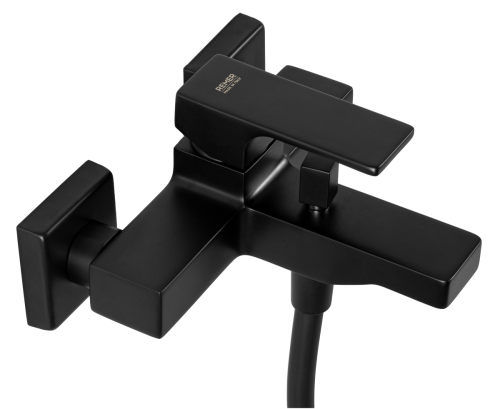 Смеситель для ванны Remer Absolute AU02NO настенный черный - фото 2