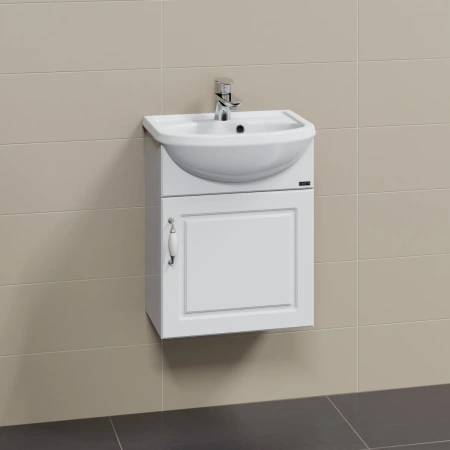Тумба под раковину СанТа Верона 700196 50х30 подвесная цвет белый