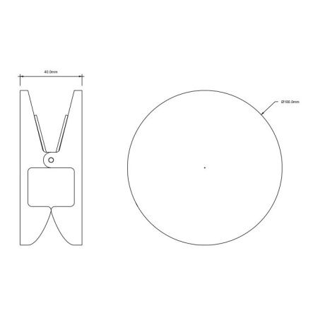 Крючок Decor Walther Pinch 907582