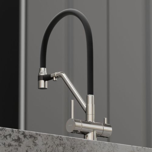 Смеситель для кухни Sancos Dora SC4003BN на мойку никель - фото 5