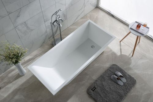 Ванна из искусственного камня Timo ANNELI ANNELI1675 170х75 отдельностоящая прямоугольная - фото 2