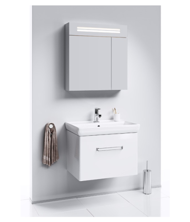 Тумба под раковину Aqwella Y Neo.01.07/1 60х40 подвесная цвет белый