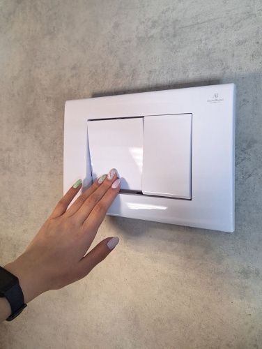 Клавиша смыва механическая AltroBagno Beni aggiuntivi AltroBagnoPFP001AQ цвет белый - фото 5