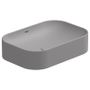 Раковина керамическая GSG Ceramic Design Easy EALAVTP60038 60х40 накладная цвет серый без отверстий под смеситель