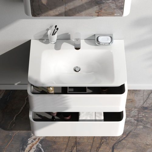 Тумба под раковину Am.Pm Sensation M30FHX0802WG 80х50 подвесная цвет белый - фото 3