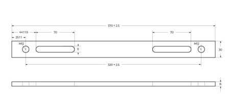 Комплект кронштейнов для крепления ног BelBagno BB05-SUP
