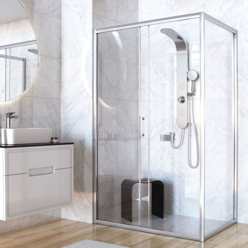 Душевая панель Taliente TA-G-S03C настенная цвет хром - фото 2