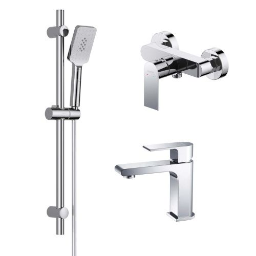 Комплект смесителей Aquatek ЛИРА AQ1431CR хром