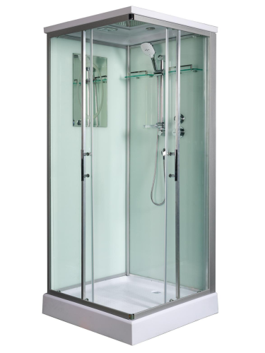 Душевая кабина WeltWasser WW500 10000003269 100х100 квадратная с крышей ориентация универсальная - фото 3
