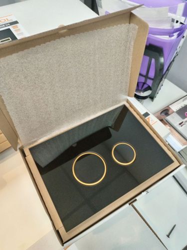 Клавиша смыва механическая KK POL UNI 350/PPC/092-00-00 цвет черный