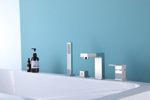 Смеситель Abber Daheim AF8213 на борт ванны хром - фото 2