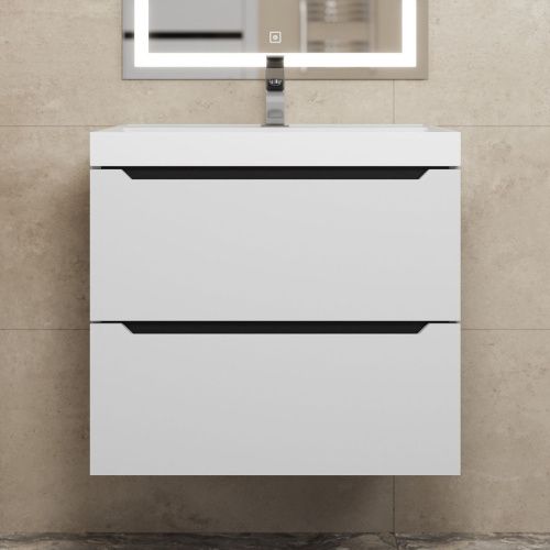 Тумба под раковину Uperwood Tanos 2930205140 60х50 подвесная цвет белый - фото 5