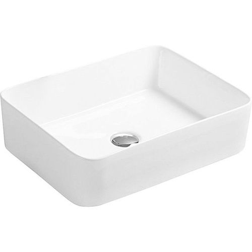 Раковина из сантехнического фаянса Jorno 0085176 50 см накладная цвет белый
