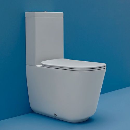 Чаша унитаза напольная Kerasan Tribeca 511701 цвет черный без бачка без сиденья каскадный смыв