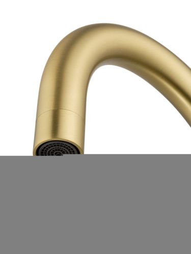 Смеситель для кухни Wonzon & Woghand WW-AE4554-BG на мойку золото - фото 3