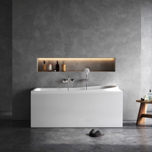 Ванна акриловая Am.Pm Like W80A-150-070W-A 150х70 пристенная прямоугольная без каркаса - фото 4