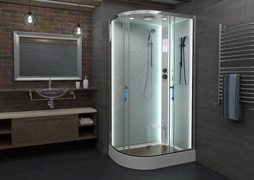 Душевая кабина AvaCan A102RLED 120х80 асимметричная с крышей ориентация правая - фото 4