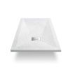 Душевой поддон из искусственного камня Vincea H25 VST-4SR9012W 120х90 белый