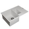 Кухонная мойка Uperwood Quartz Premium UPD-05 3910202116 80х50 цвет белый поверхность матовая