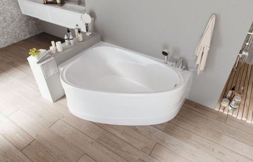 Ванна акриловая 1MarKa LOVE 01лв1813п 185х135 пристенная асимметричная без каркаса - фото 4