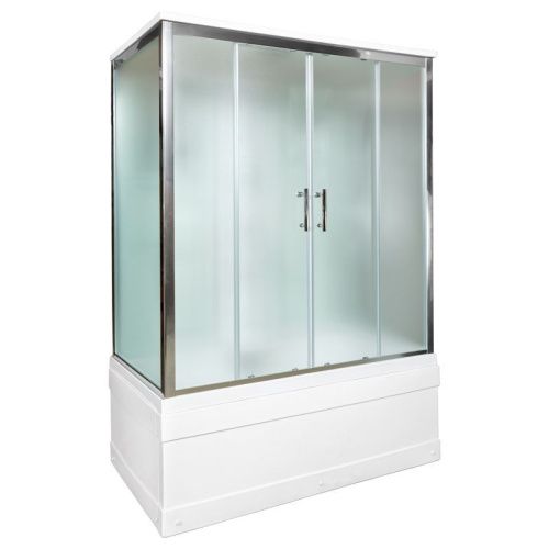 Душевой бокс AvaCan  EM4517GM 170х90 стекло с рисунком профиль хром - фото 3