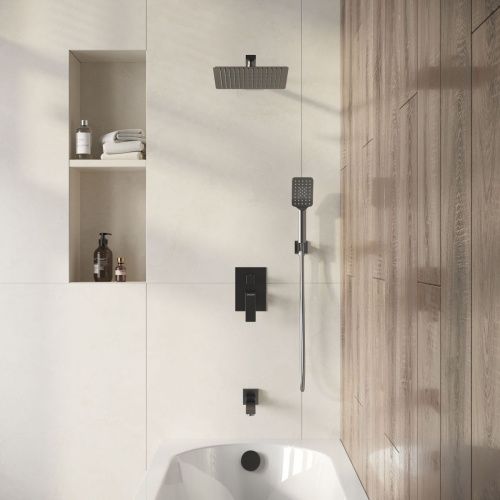 Душевая система Grossman Style 501.K35.05.420 встраиваемая в стену цвет черный - фото 4