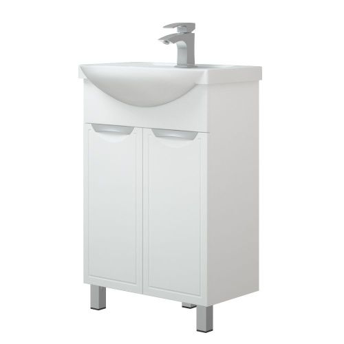 Тумба под раковину Corozo Монро SD-00000663 60х30 напольная цвет белый - фото 4