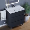 Тумба под раковину Uperwood Tanos 291020333 70х50 напольная цвет черный
