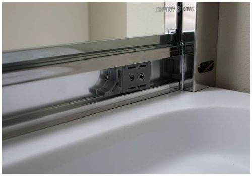 Душевой уголок Aquanet Delta NPE2142 100х100 стекло прозрачное профиль хром без поддона - фото 5