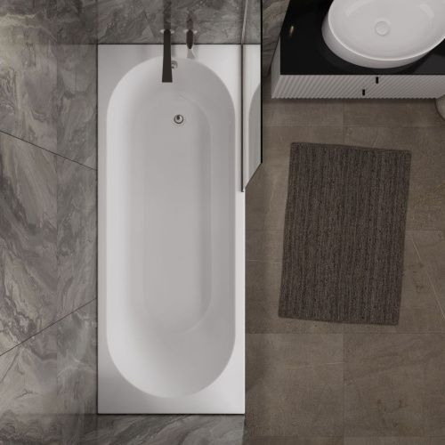 Ванна акриловая 1MarKa VESPER 01весп1870 180х70 пристенная прямоугольная без каркаса - фото 5