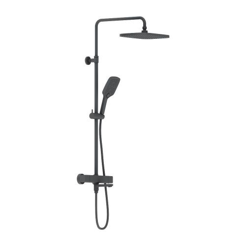 Душевая стойка Damixa Gala 953810300 настенная цвет черный